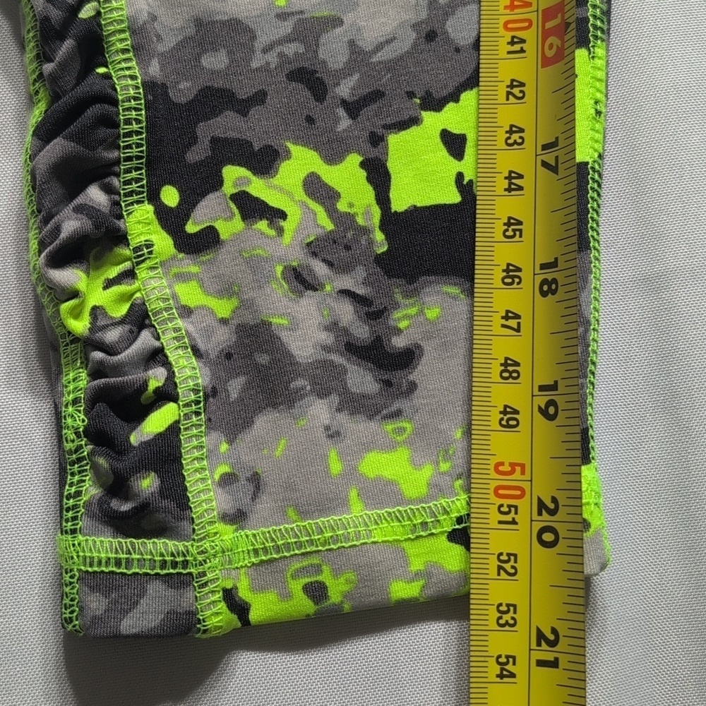 Calvin Klein Performance Gray and Neon Green Leggings Size Small - Picture 6 of 7